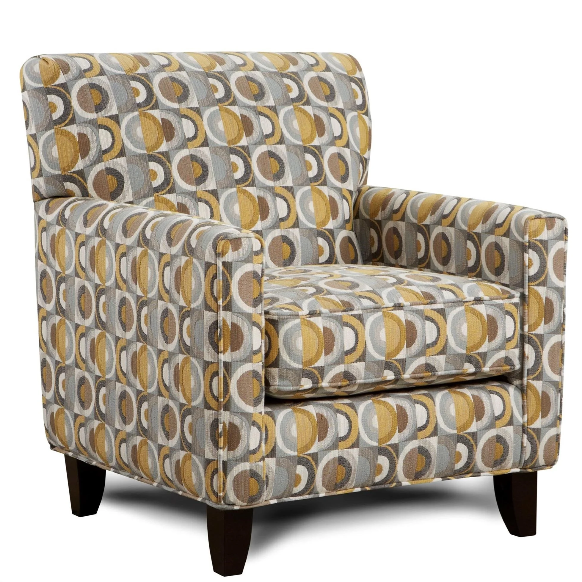 Fusion Furniture 8210KP DILLIST MICA 702 MACON GALAXY Accent Chair